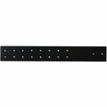 Gourmetgalley Heavy Duty Speed Brace Stealth Bracket, Black - 0.37 x 3.5 x 24 in. GO1794572